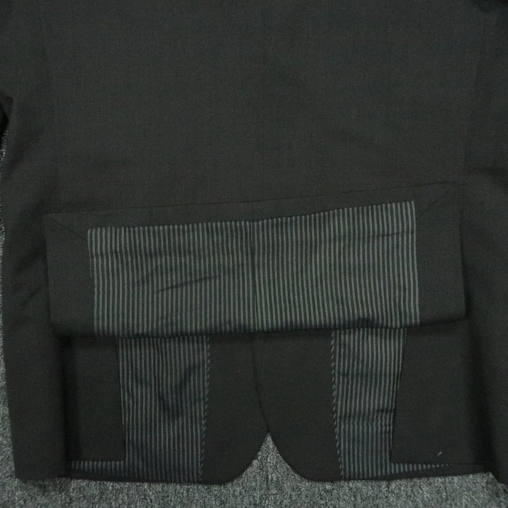 Banana Republic‎ Blazer Men 42L Dark Charcoal Wool Slim Fit Sport Coat